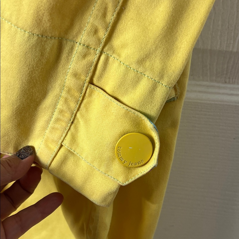 Tommy Hilfiger Sunny Yellow Trench Coat - Picture 4 of 7